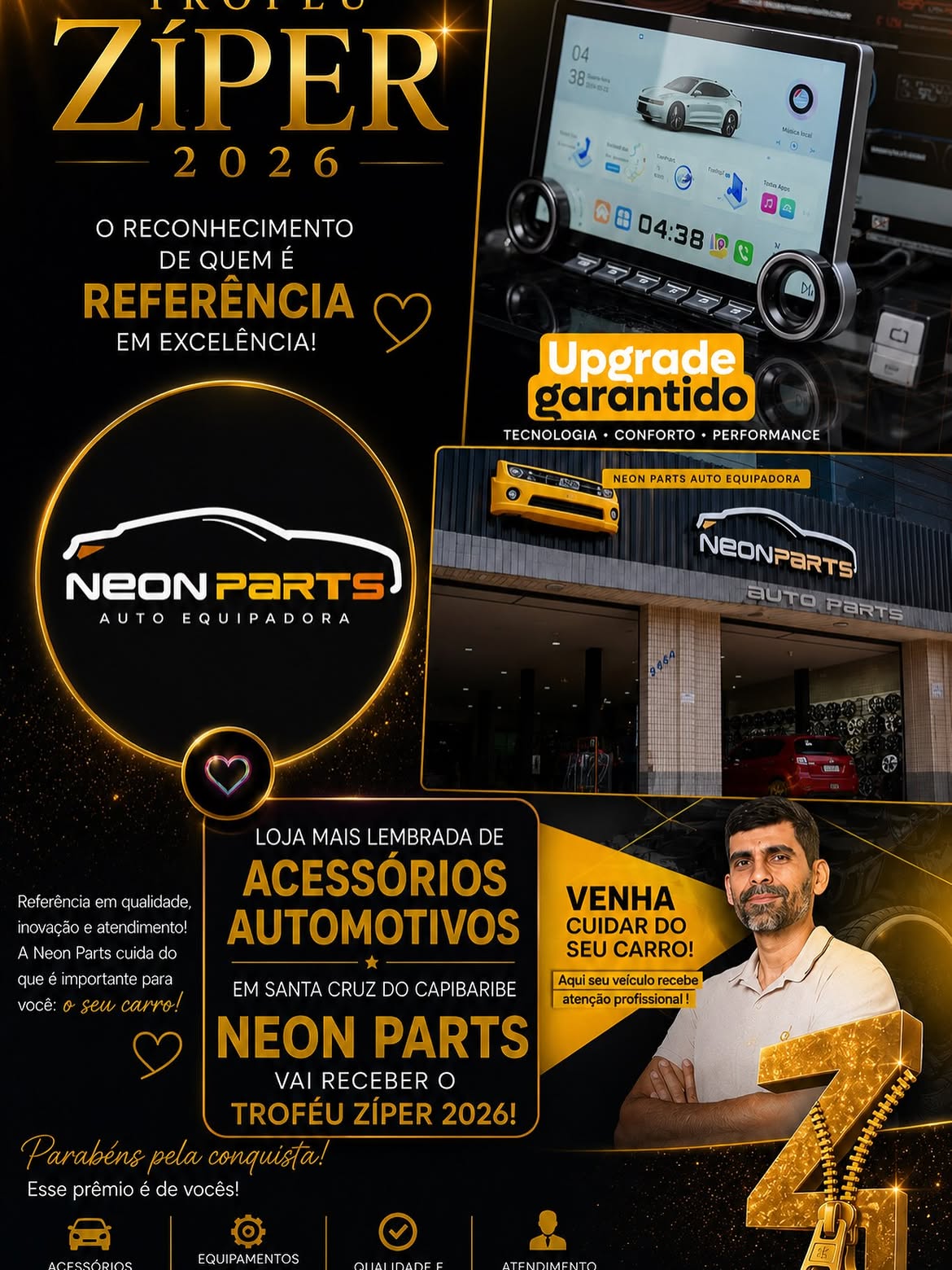 A LOJA MAIS LEMBRADA DE ASSESSÓRIOS AUTOMOTIVOS EM SANTA CRUZ DO CAPIBARIBE!