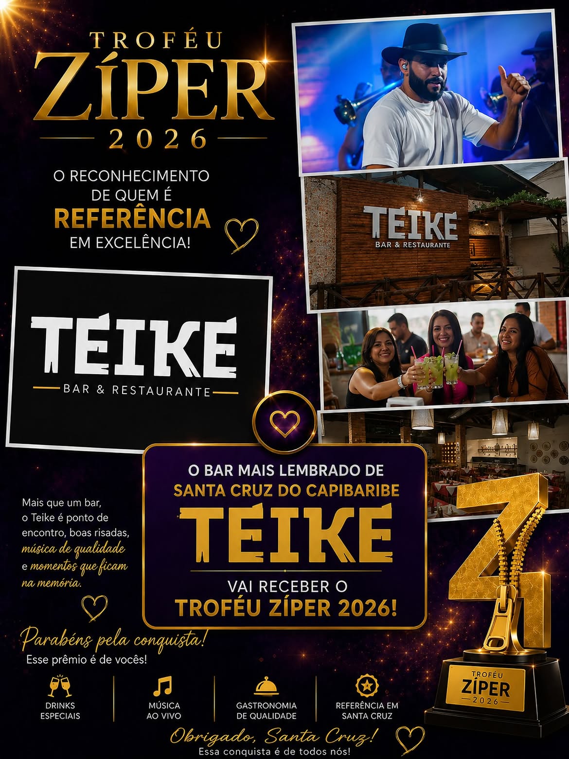 Muito mais que um bar: um verdadeiro ponto de encontro da Capital da Moda!